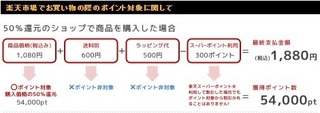 PONEY 楽天 50%還元2.jpg